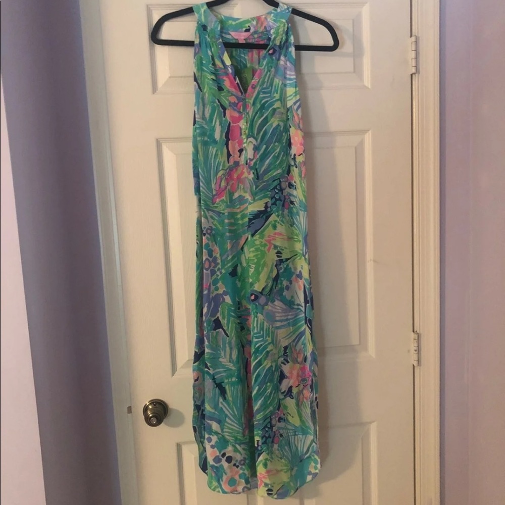 NWT Silk MIDI Lilly Pulitzer Dress